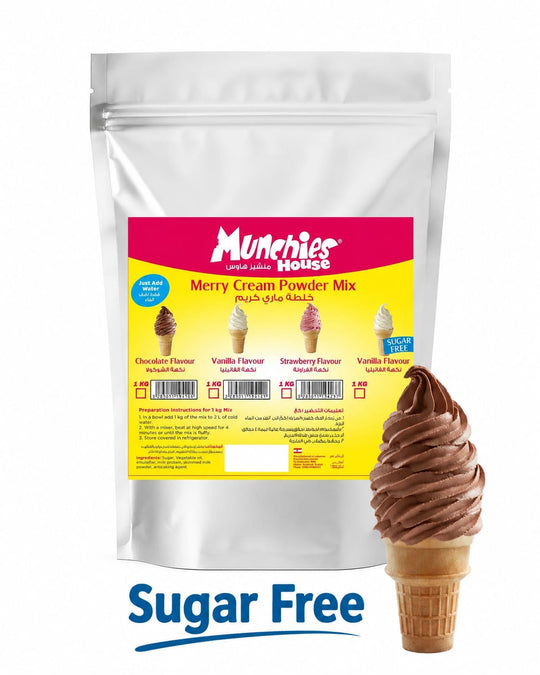 MERRY Cream Powder Chocolate Sugar Free - Effortless & Rich Flavor