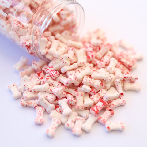 Bayside Candy Bloody Bones Treat Toppers – Spooky Halloween Hard Candy 85G