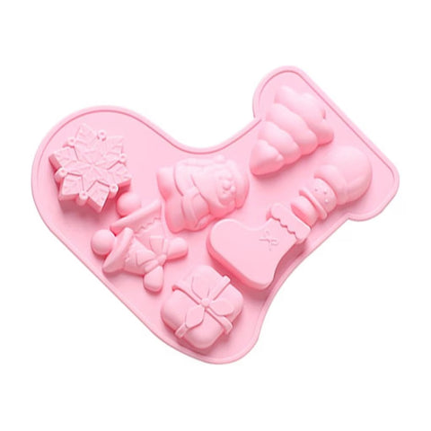 Christmas Series Silicone Mold – Cake, Fondant & Candy Decorating