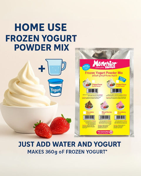 Frozen Yogurt Powder Mix – Original Flavor Sugar Free | Home Use