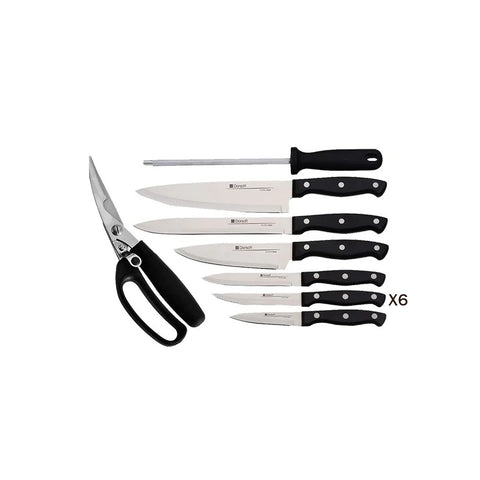 Classic Knife Set 14pcs with Wooden Stand-Dorsch