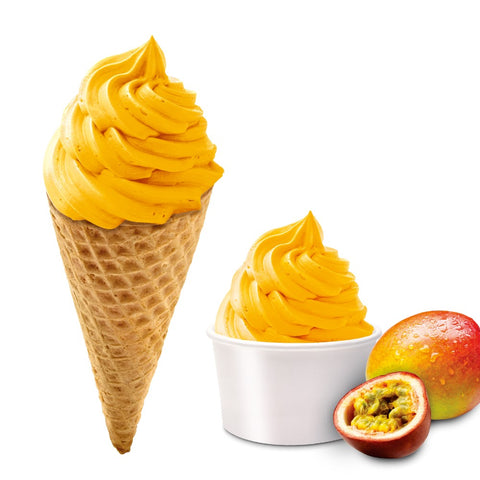 Frozen Yogurt Powder Mix – Passion Fruit Flavor | For Soft Serve
