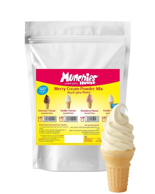 MERRY Cream Powder Vanilla - Effortless & Rich Flavor