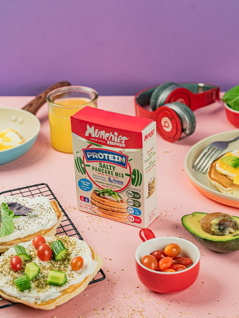 Salty Protein Pancake Mix, Egg-Free, Ready-to-Make
