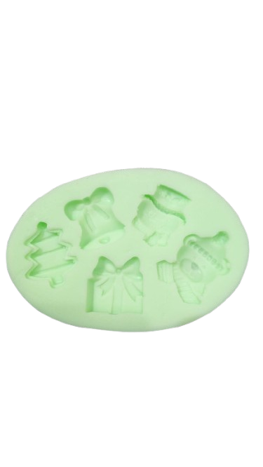 3D Christmas Silicone Fondant Cake Mold Chocolate