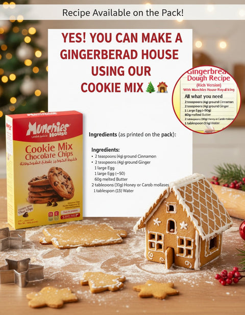 Cookie Chocolate Chips Mix – Christmas Gingerbread Cookie Munchies House