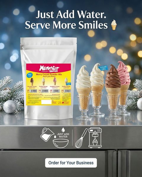 MERRY Cream Powder Vanilla - Effortless & Rich Flavor