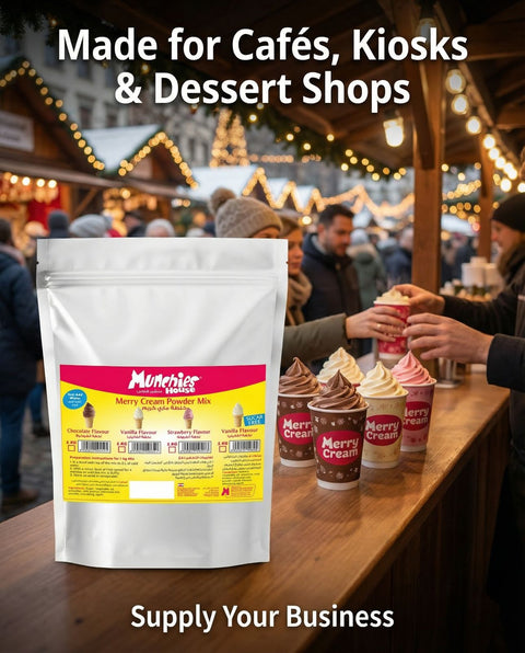 MERRY Cream Powder Vanilla - Effortless & Rich Flavor Munchies House