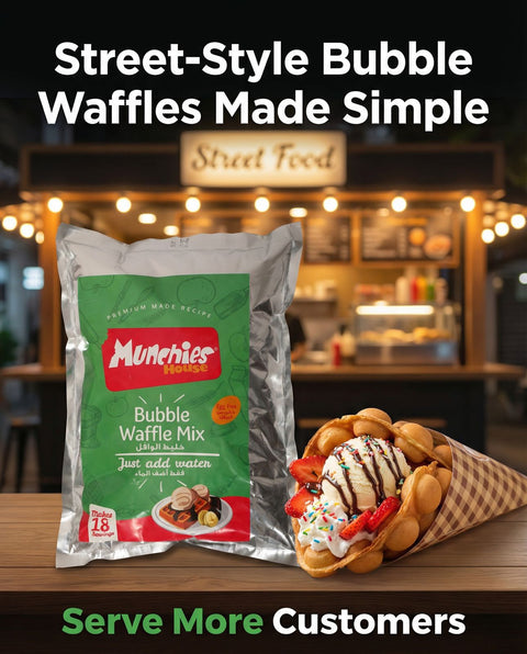 Waffle Mix : Quick & Easy Breakfast - Egg-Free, Just Add Water Munchies House