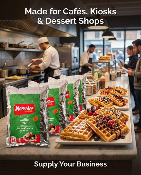 Waffle Mix : Quick & Easy Breakfast - Egg-Free, Just Add Water Munchies House