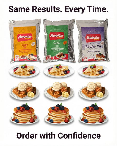 Waffle Mix : Quick & Easy Breakfast - Egg-Free, Just Add Water Munchies House