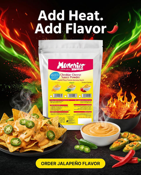 Cheddar Cheese Powder Sauce Original, Easy-Mix Munchies House