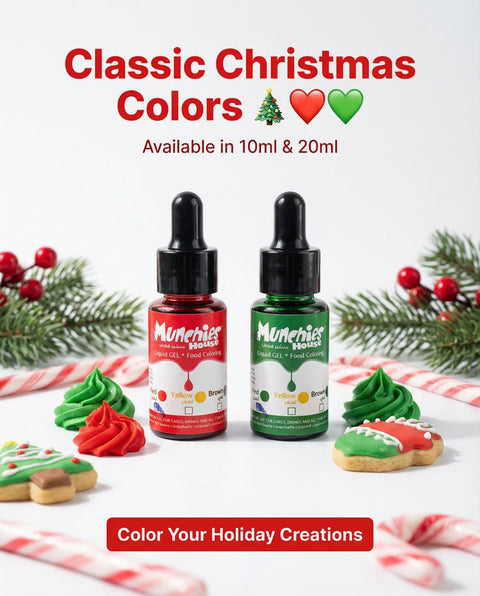 Gel Food Coloring Green - Vibrant, Easy-Blend for Baking Munchies House