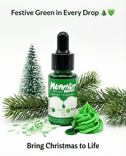 Gel Food Coloring Green - Vibrant, Easy-Blend for Baking