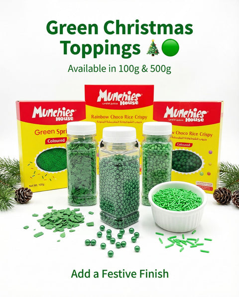 Sprinkles Green  - Cake Decoration & Dessert Topping
