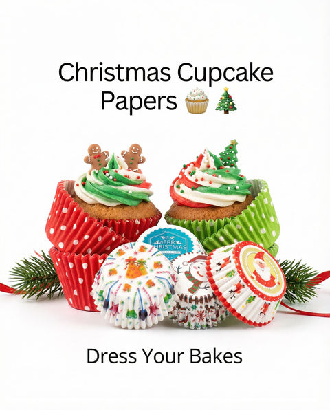 CupCake Disposable Paper Red With White Dots 100PCS