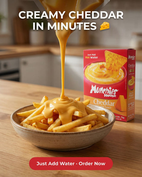 Cheddar Cheese Powder Sauce Original, Easy-Mix Munchies House