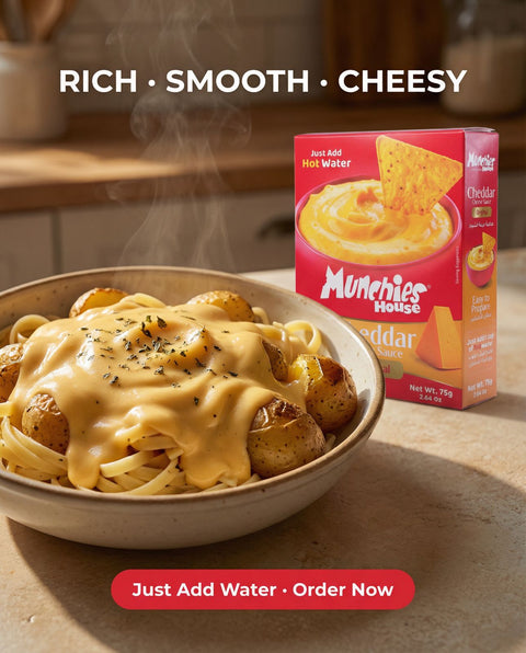 Cheddar Cheese Powder Sauce Original, Easy-Mix Munchies House