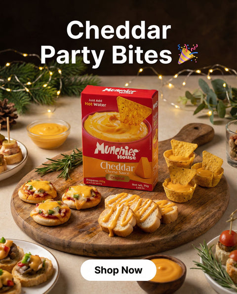 Cheddar Cheese Powder Sauce Original, Easy-Mix Munchies House