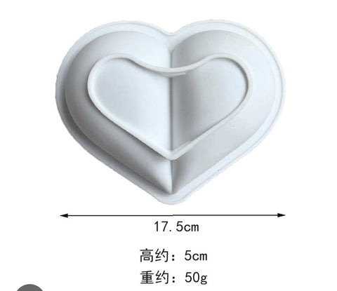 3D Heart Shape Silicone Molds - MunchiesHouse