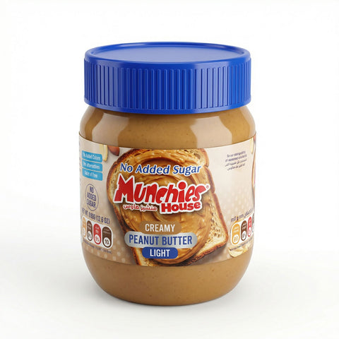 Peanut Butter Creamy No Added Sugar - High Protein Munchies House