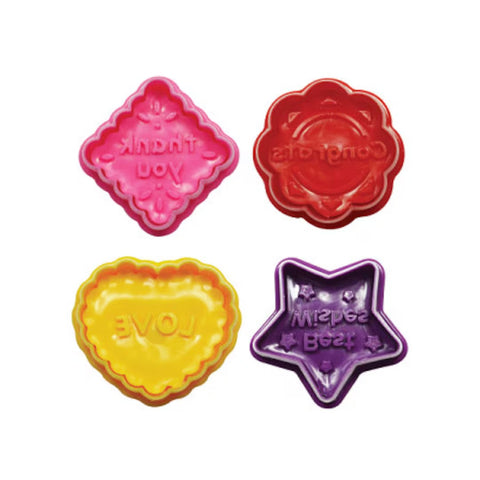 Message Plunger Cutters Set of 4 Munchies Tools