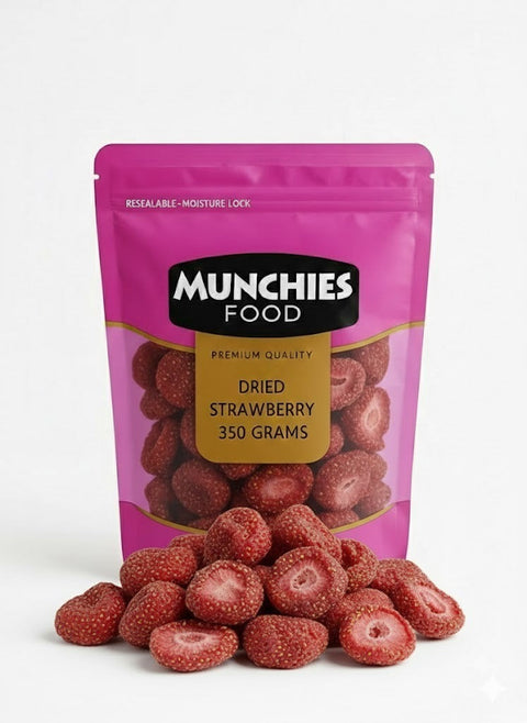 Dried Strawberry - Tasty, Nutritious Snack Munchies Food