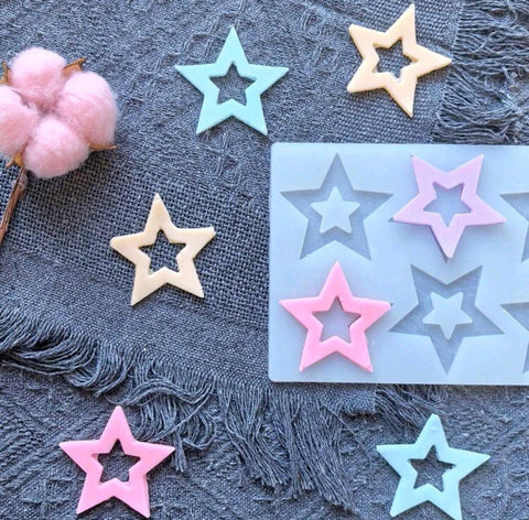 Moon Shaped Silicone Moulds For Mousse Cake, Pudding, Sweet Dessert, French Sponge Cake, Sweets, Pastries, Star & Moon Cake Mould