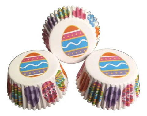 100pcs Easter Design Cupcake Liners, Cake Paper Cups For Family Gathering, Suitable For Easter