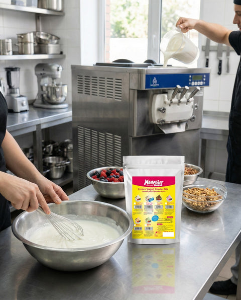 Frozen Yogurt Powder Mix – Passion Fruit Flavor | For Soft Serve