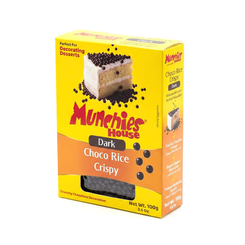 Rice Crispy Dark Toppings for Desserts, 100% Preservative-Free