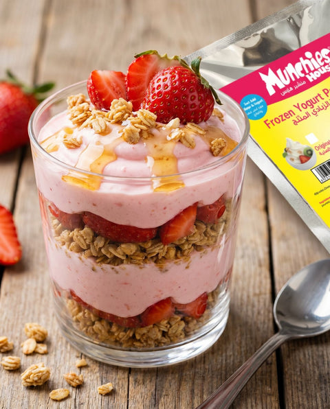 Frozen Yogurt Powder Mix – Strawberry Flavor | Home Use
