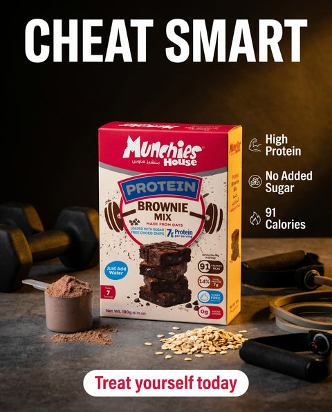 Browine Protein Mix, Egg-Free, Ready-to-Make