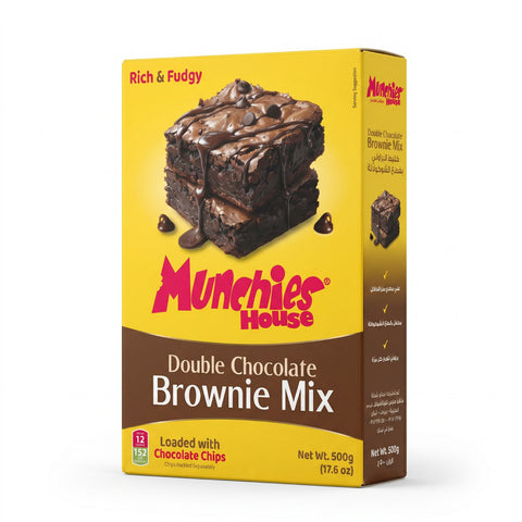 Double Chocolate Brownie Mix Easy-to-Make, Delicious Fudge Dessert