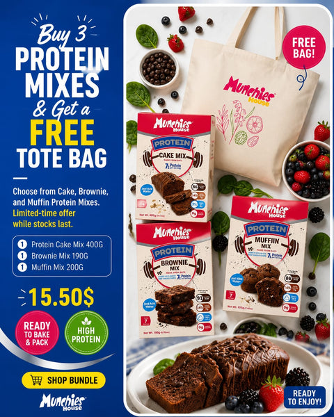 Brownie Protein Mix, Egg-Free, Ready-to-Make