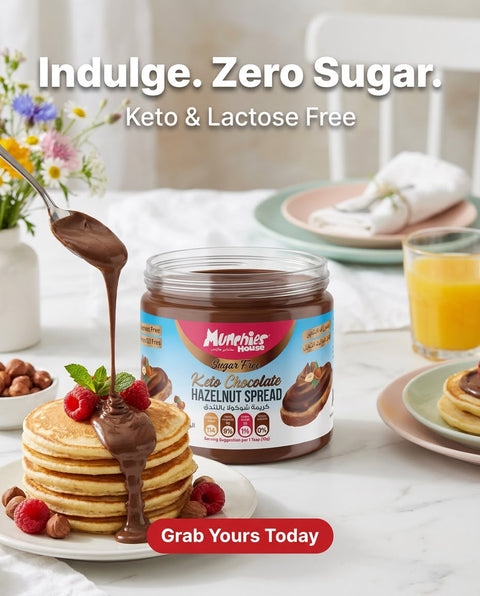 Hazelnut Spread Sugar Free Lactose Free-Keto