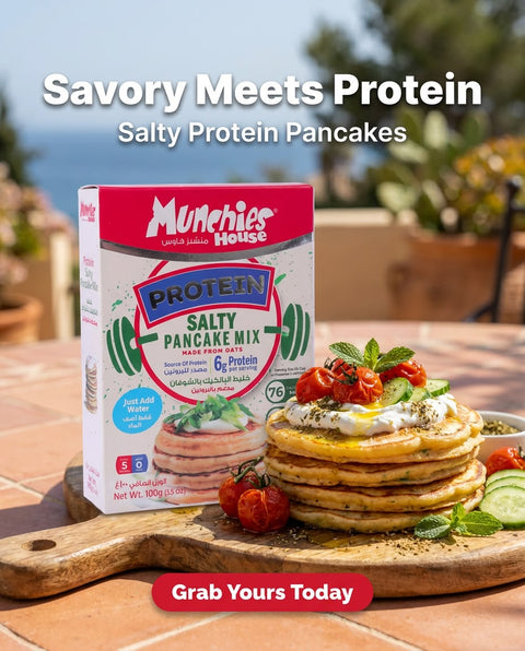Salty Protein Pancake Mix, Egg-Free, Ready-to-Make