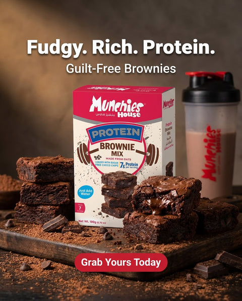 Brownie Protein Mix, Egg-Free, Ready-to-Make