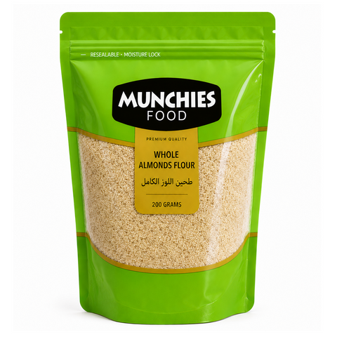 Munchies Food Whole Almonds Flour 200g