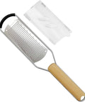 Long Zester with Wood Handle for Garlic and Ginger