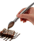 1pc Stainless Steel Decorative Chocolate Spoon, Baking DIY Tool