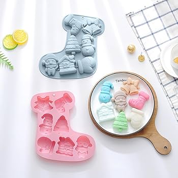 Chocolate Cake Molds Christmas Silicone Non-Stick