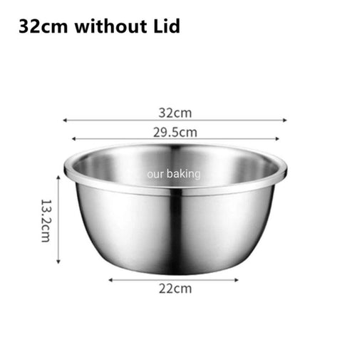 Stainless Steel Mixing Bowls Set for Kitchen and Food Storage