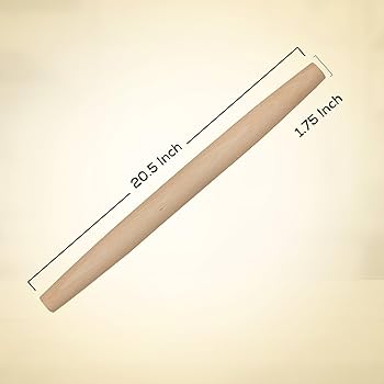 Baking Wooden French Rolling Pin, 52cm