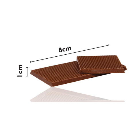 Wavy Rectangle Shape Polycarbonate Chocolate Mold