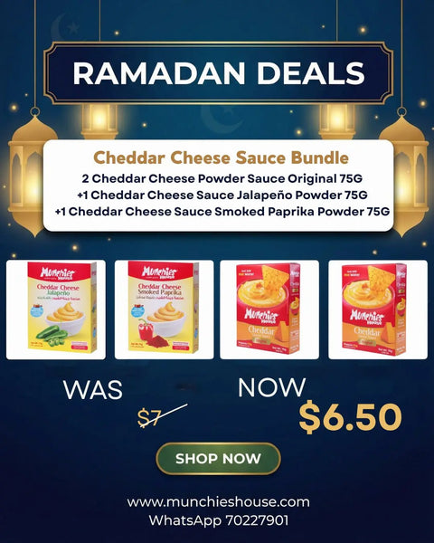 Cheddar Cheese Sauce Smoked Paprika Powder Munchies House