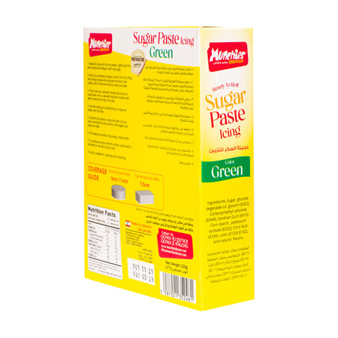 Sugar Paste Fondant Green , Perfect for Cake Decorating