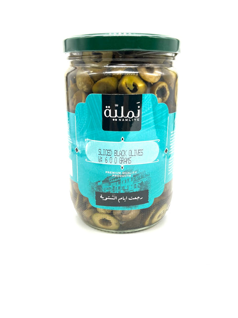 Sliced Black Olives, High in Vitamin E, Namliye