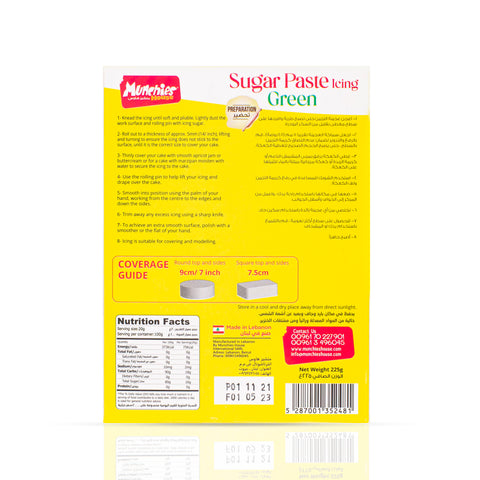 Sugar Paste Fondant Green , Perfect for Cake Decorating