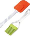 Silicone Oil Brush and Spatula Set for Cooking and Baking
